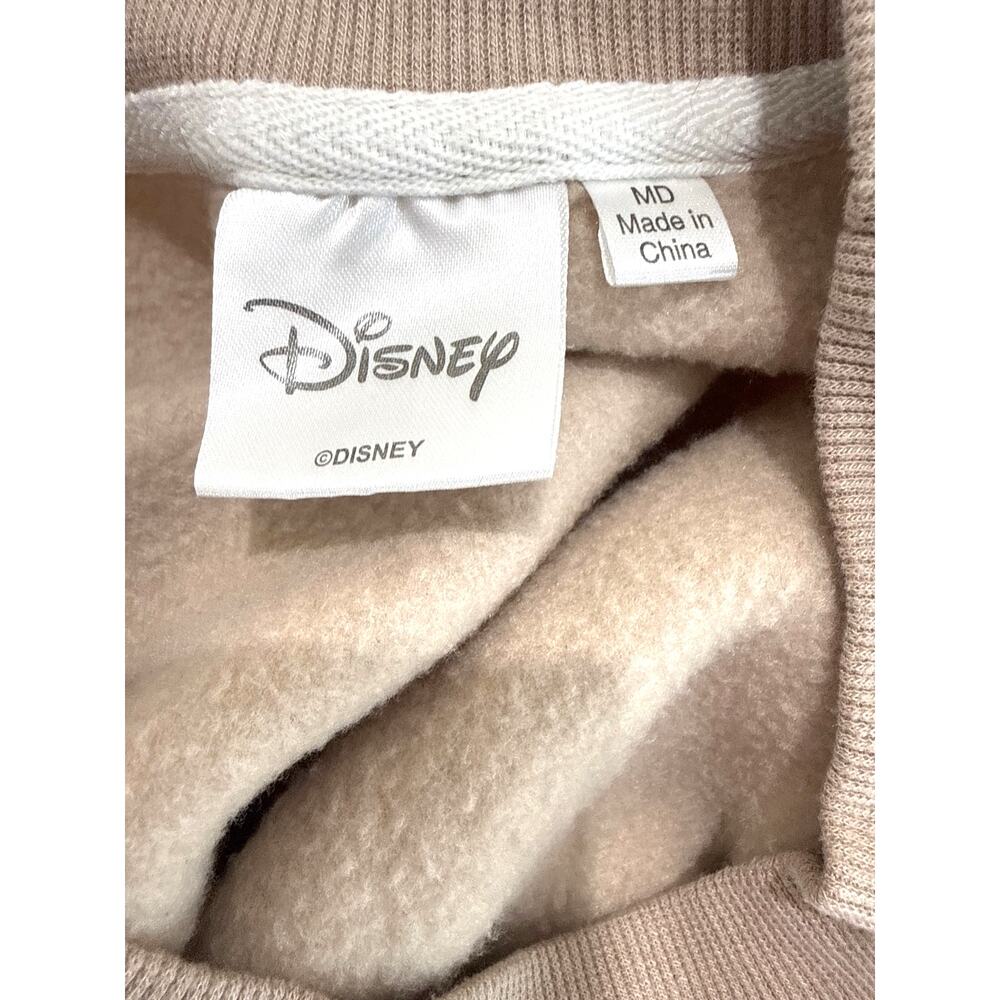 Disney Bambi Woodland Graphic Sweatshirt Medium Tan Deer Pullover - Picture 8 of 9
